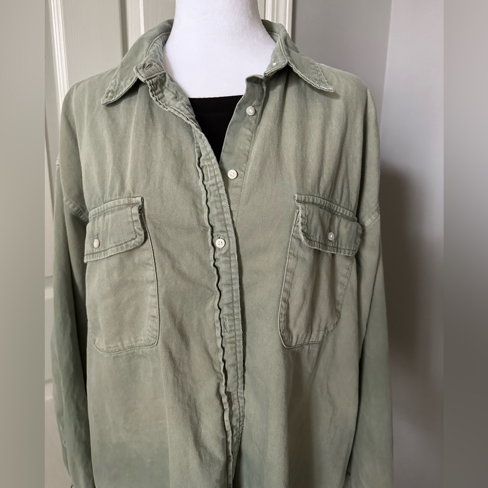 Aerie Boyfriend Shirt, Sz. L